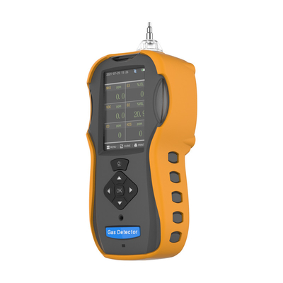 شاشة TFT LCD CO H2S CO2 pid voc NH3 NO2 SO2 كاشف غاز متعدد محمول لاختبار تسرب الغاز