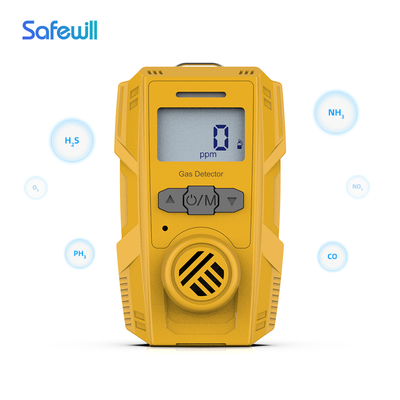 كاشف غاز واحد للانتشار كاشف H2S كاشف غاز Co لمعدات السلامة الشخصية