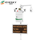 ES80A-Y8 السعر المنخفض جودة الهواء على الإنترنت TSP pm2.5 pm10 كاشف ضوضاء الغبار سرعة الرياح نظام مراقبة